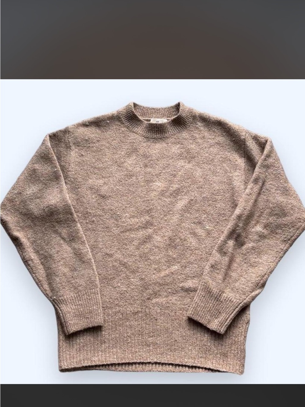Classic Crewneck Sweater in Taupe